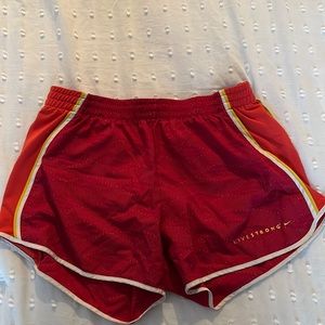 Nike live strong dri fit running shorts